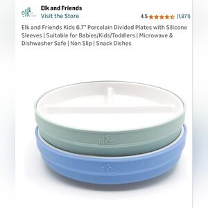 Divided and Non-Divided Plates for Kids